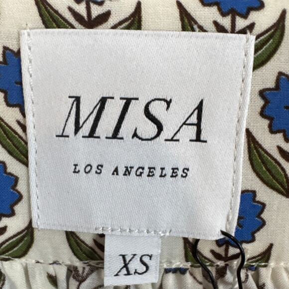 Misa Los Angeles Georgia Mini Dress Floral Print Boho Antropologie Size XS NWT - Picture 6 of 11
